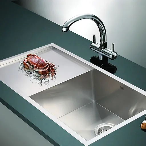 960x450mm Handmade 1.2mm Stainless Steel Undermount Topmount Kitchen Sink with Waste