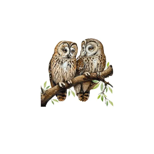 Window Stickers Owl Static Glass Clings Window Decals Owl on a Branch Reusable for Home Display Window Decor