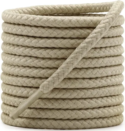 Round Braided Hiking Shoelaces: Work Climbing Shoe Laces or Boot 2 Pair