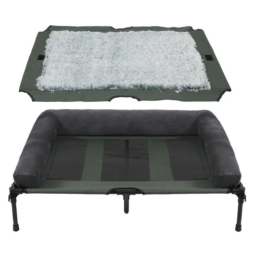 XL Elevated Dog Bed 110x80x28cm Foldable Raised Pet Cot Indoor Outdoor
