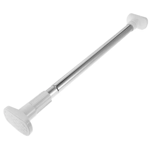 Hanger Rod Clothing Small Curtain Curved Shower Cupboard White Curtains Extendable Closet Bar Rods Without Drilling