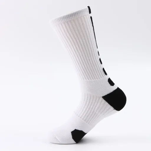 5 PCS Basketball Socks for Men,Performance Cushioned Men's Athletic Crew Socks with Arch Compression for Cycling Basketball