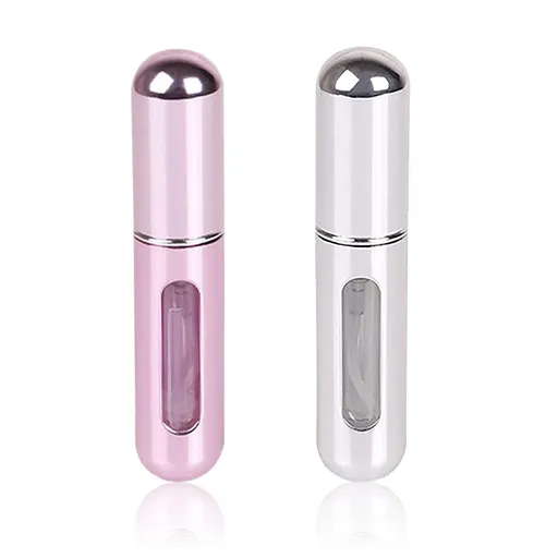 Portable , Travel Size , Scent Pump Case, Fragrance Empty spray bottle for Traveling and Outgoing 5ml (2Pcs)