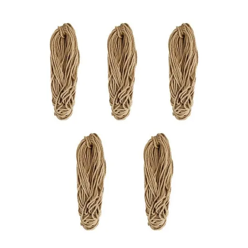 Sisal Rope Natural Jute Hemp Manila Twine String Cord 1-14mm Thick Craft DIY - 5Rolls-8MM*50M