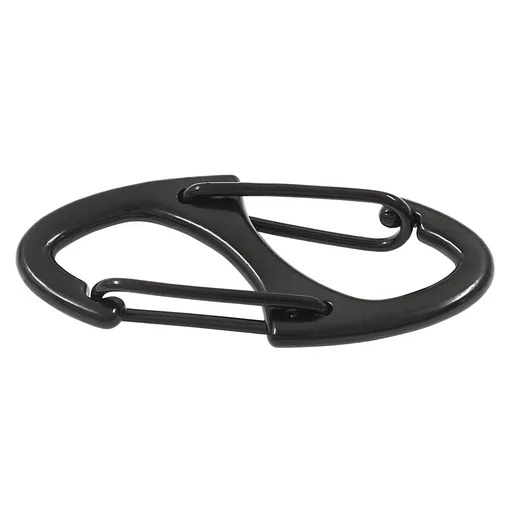 2Pieces S Spring Snap Hook, Keychain Hook Metal Carabiner Clip, Double Snap Hook for Camping Fishing Hiking Outdoor Sports