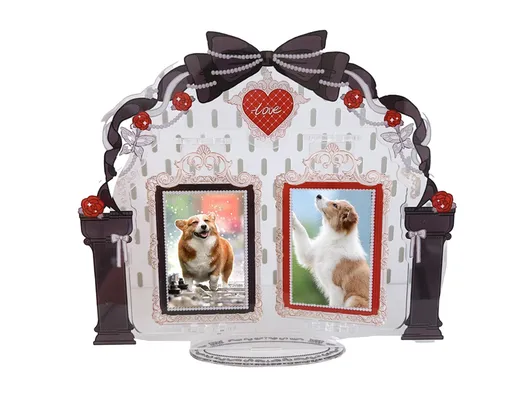 Acrylic Standing Photo Frame Stylish Desktop Decor Sturdy Dustproof Waterproof for Your Favorite Photos