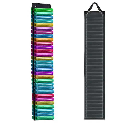 Storage Organizer,Vinyl Roll Storage Craft Vinyl Storage Rack Wall Mount/Over The Door, Hanging Organizer Storage