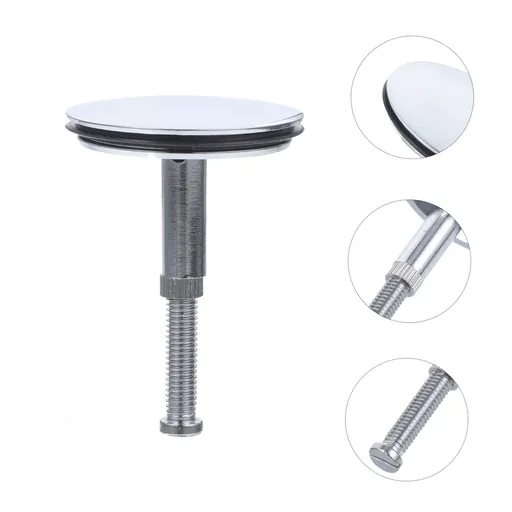 Bathtub Cover Copper Equipment Overflow Bathtub Cover Plug Spiral Copper 6.7X4.3X4.3CM smooth surface, easy to be installed