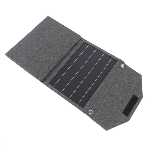 Foldable Solar Panel Charger 80W Portable Outdoor Camping Hiking Water Proof Monocrystalline Silicon 2 USB Outputs for Phone