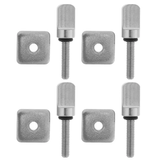 Stainless Steel Paddle ard Fin Screw Kit, Silver, Durable, Quick Install, 1Set