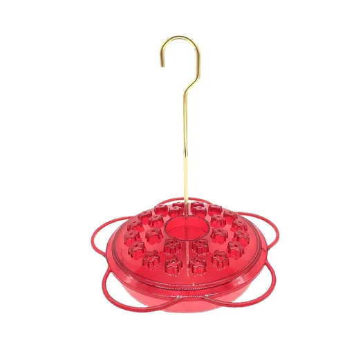 Hummingbird Feeders for Outdoors Hanging, Bee Proof Hummingbird Feeder with Feeding Ports, Saucer Humming Bird Feeders with Ant Moat, Ant Proof No Leak, Easy to Clean and Refill