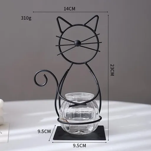 2 Pack Cat Iron Flower Ware 007