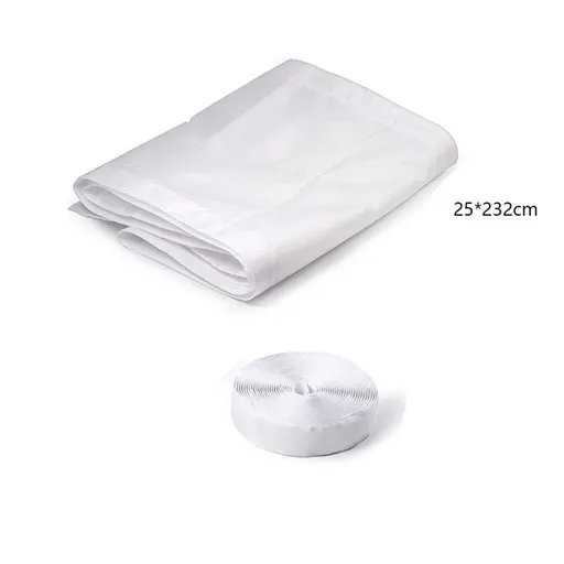 Portable AC Window Vent Kit for Sliding Door, Sealing Portable Air Conditioner Window Kit Seal Kit for AC Unit Clothes Dryer, 9.8X91 Inch Length Adjustable, Waterproof, No Drilling