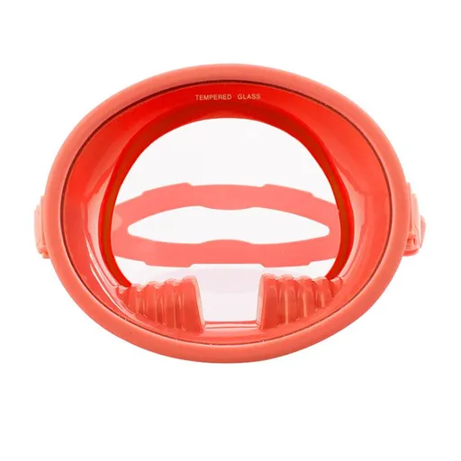 Panoramic silicone large field of view one-piece diving mirror