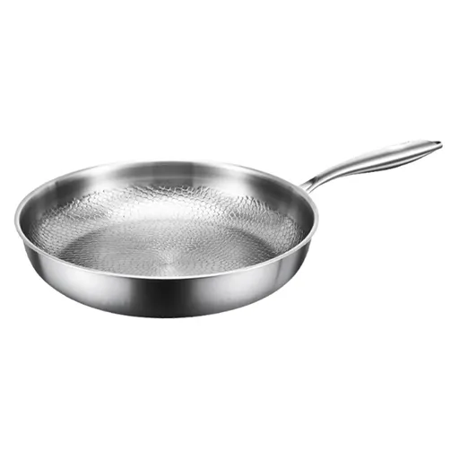 Titanium Pan,100% Non-toxic Titanium Pan,Non Stick Chemical-Free,Extreme Heat-Resistant & Lasts a Lifetime,Non-Stick Skillet for Home Use, Induction Cooktops And Gas Stoves for Omelettes Steaks 32cm