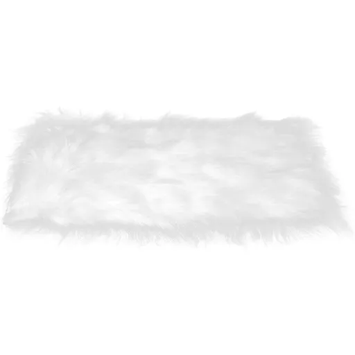 White Fluffy Nail Art Background Cushion for Jewelry Photos - Acrylic