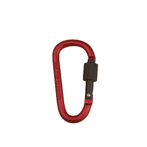 Locking Carabiner Clip, 2-Pack Carabiner Clip Heavy Duty Made of Steel Alloy - Clips for Hammocks, Camping, Hiking