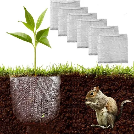 6 Pack 14 * 14 Inch Plant Root Guard Baskets,Stainless Steel Wire Baskets Protect Plant Roots, Control for Efficient Planting