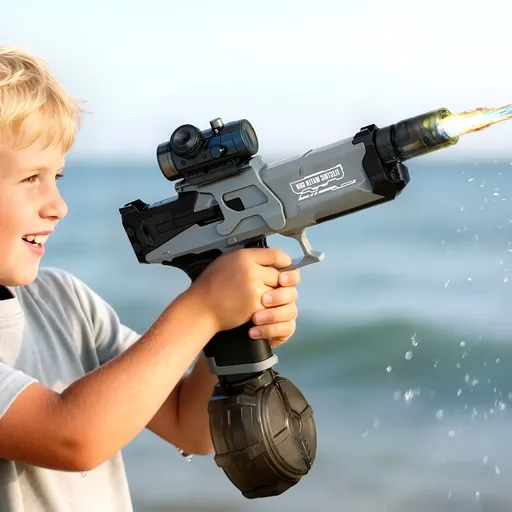 Keezi Kids Adult Electric Water Gun 500ml Water Tank Light Squirt Guns Toys