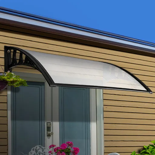 Instahut Window Door Awning 1mx1.5m Transparent