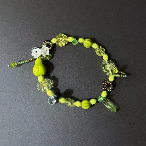 Bracelet 2098 Vintage Dopamine Style | Christmas Casual Commute Gift | Simple Retro Color Bracelet Daily Versatile Wristwear