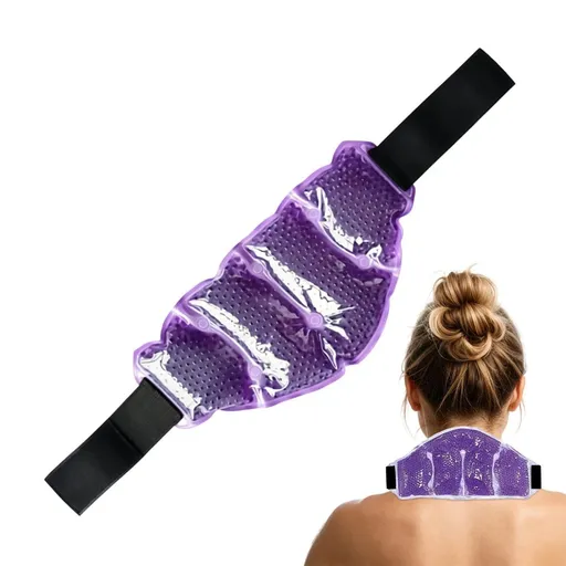 1Pack Neck Cooling Wraps Reusable Hot Cold Ice Pad Neck Cooler for Workout Gym Baseball Running Golf Outdoor Activities Summer Sports - Purple - Size 1Pack