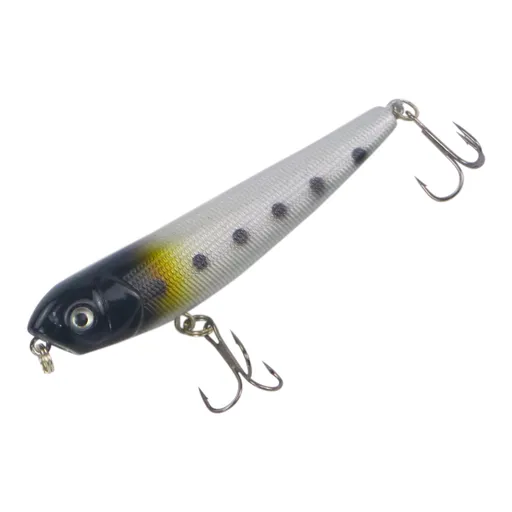Toppu Mizzu Walking Dog, 85mm, Spotted Minnow