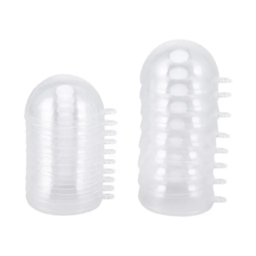 Plastic Ball Ornaments Fillable for Crafting and Home Decor Assorted Colors 10Pcs