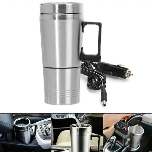 12V Electric Kettle Stainless Steel Car Coffee Maker for Camping