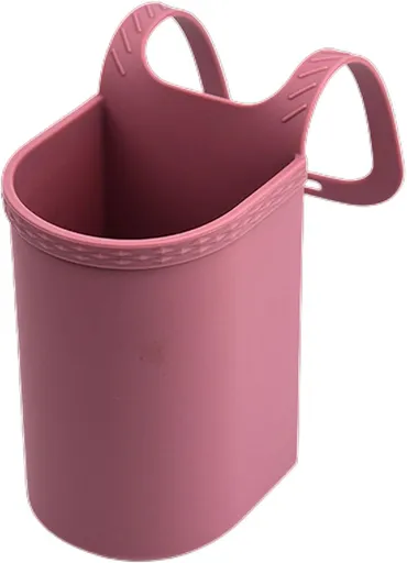 Universal Pink Stroller Silicon Cup Holder Hanging Storage Bag