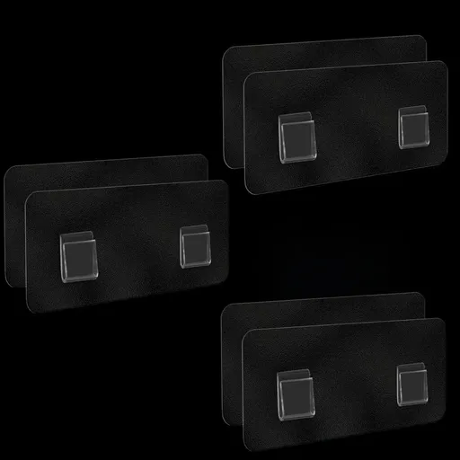 6 Pack Adhesive for Shower Caddy Adhesive Replacement Stickers Sticky Pads - Shower Shelf Adhesive for Corner Shower Caddy, Bathroom Storage Shelves Kitchen Racks