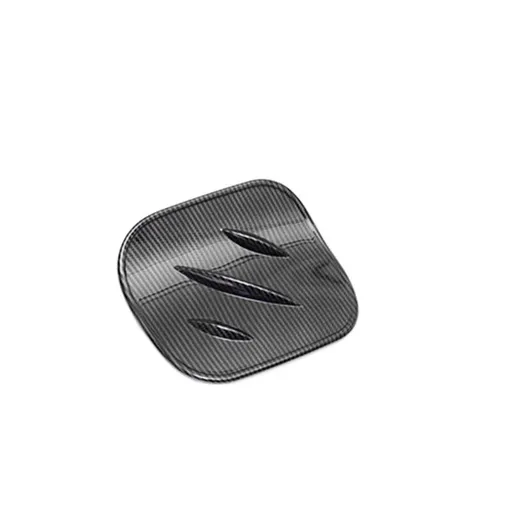 Carbon fiber car fuel tank cap decorative parts with sequins for body modification and exterior decoration