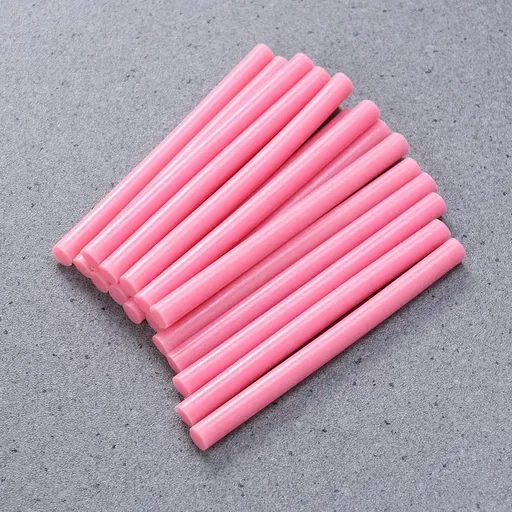 20Pcs Pink Glue Sticks for DIY Art and Craft Bonding Versatile Adhesive