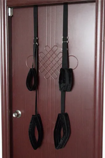 House Of Dasein Over The Love Swing Sex Furniture Hanging Door Straps Bdsm Fetish - Black
