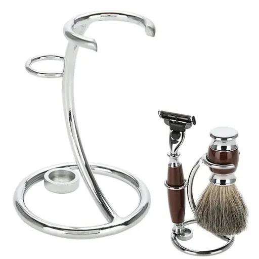 Stainless Steel Razor and Brush Holder Stand Organizer Storage