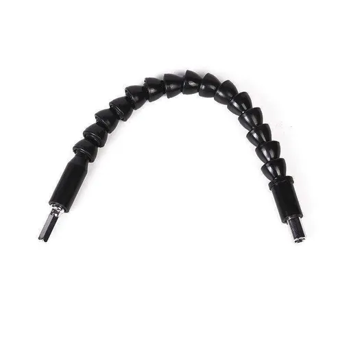 Flexible Drill Extension Bit, 20cm, Black, Compatible with Drills & Screwdrivers