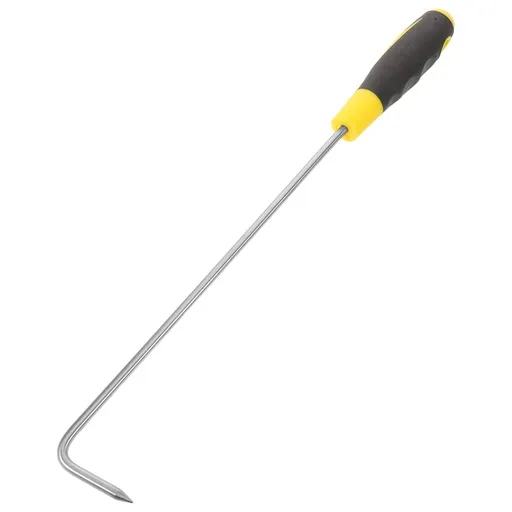 Heavy Duty Stainless Steel Manhole Cover Lifter with Ergonomic Rubber Grip Handle