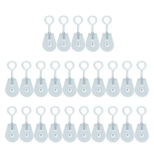25pcs Pulley Durable Wearable Small Compact Easy Replaceable Convenient Practical Greenhouse Equipment for Agriculture