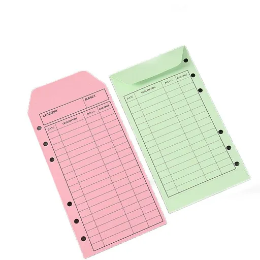 12 Pcs Cash Envelopes for Budgeting Paper Money Envelopes for Cash Budget Envelope for Cash System Mixed Color