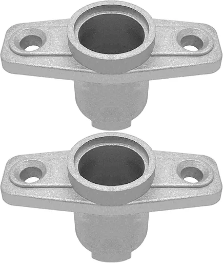 Top Mount Aluminum Oar Lock Socket Holder 90Degrees T-Shaped Boat Hardware Replacement for Marine Yacht Boat/Yacht Parts 2Pcs