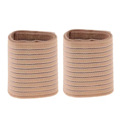 1 Pair Professional Wrist Wraps Support for Weightlifting, Training, Fitness - Skin Color