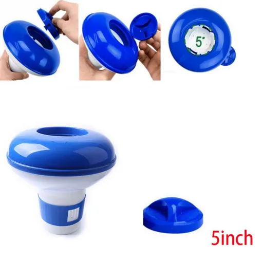 Floating Mini Spa Chemical Dispenser, Chlorine/Bromine Tablet Floater for Idea for Spa, Hot Tub &,Fountain
