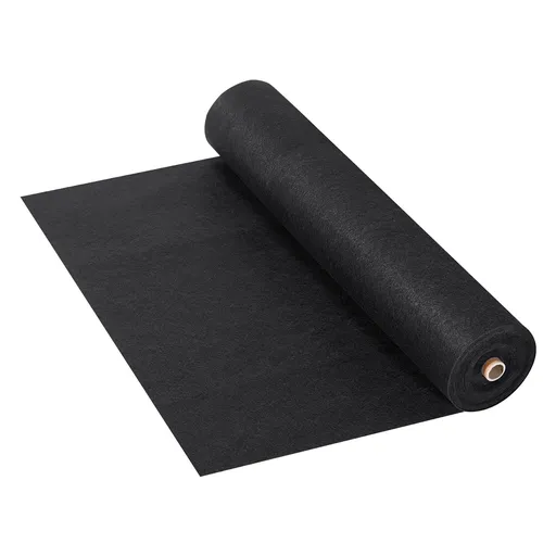 Non Woven Geotextile Fabric Under Gravel, 6x100FT 8OZ Driveway Fabric Landscape Fabric, Heavy Duty Weed Barrier Fabric, Ground Cover Weed Control Fabric, French Drains Drainage Fabric, Black