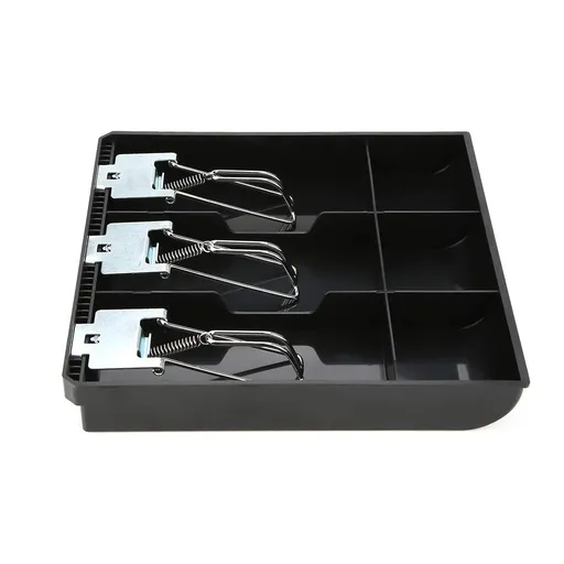 Insert Cash Drawer Tray, Money Register Sale System Replacement,supermarket store hotel Cashier Storage Box with Metal Clip