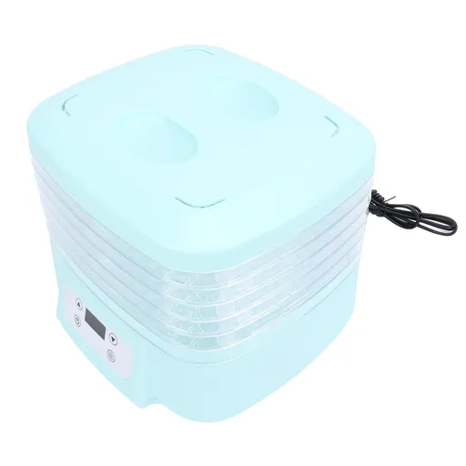 Food Dehydrator Machine Adjustable Temperature 72H Timer 6 Tray LED Display 200W Electric Food Dryer for Food Jerky Fruit Dog Treats Snacks US Plug 110V