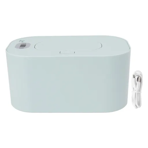 Baby Wipe Warmer USB Constant Temperature Portable Wipe Heater Temperature Adjustment Warm Keeper Dispenser 5V Green