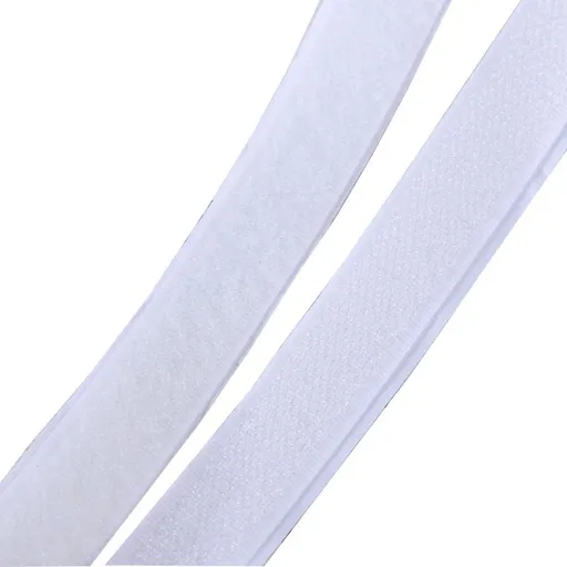 10pc Length Width Hook and Loop with Strong Self Adhesive Tape Strip Fastener (White) Adhesive tape,screen door