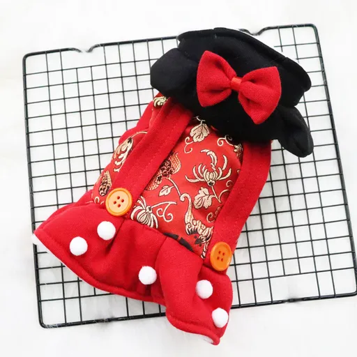 Pet Clothing Dog Cat Warm Winter Clothes female twins S