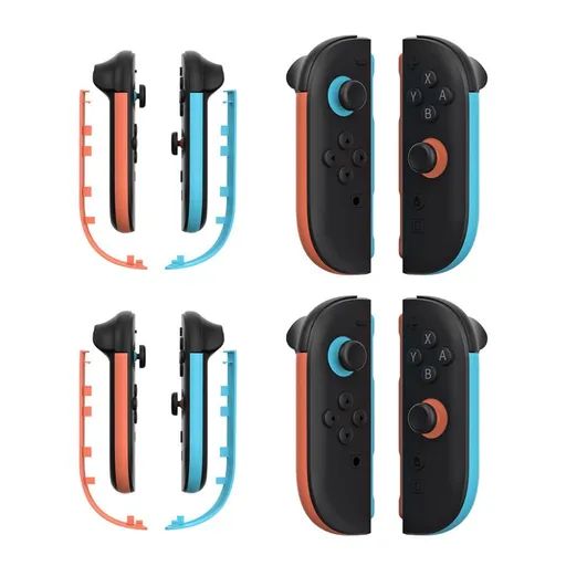 2 packs Left&Right Replacement Decorative Component Strip Comaptible with NS Switch 2 Joycon Controller