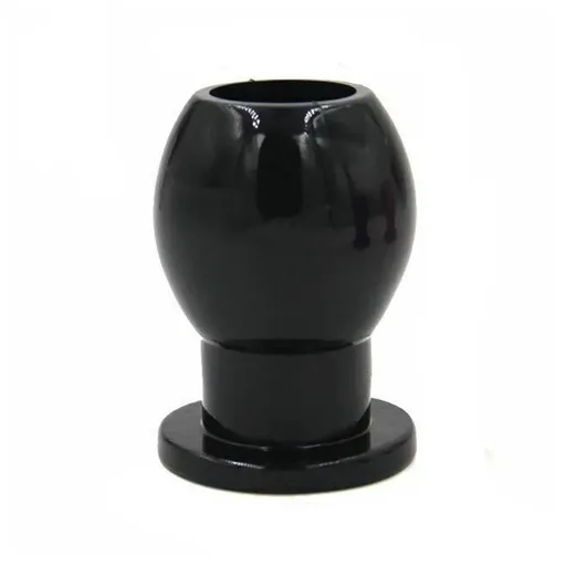 House Of Dasein Hollow Anal Plug Silicone Bdsm Enema Speculum Kink Fetish - Black - Medium